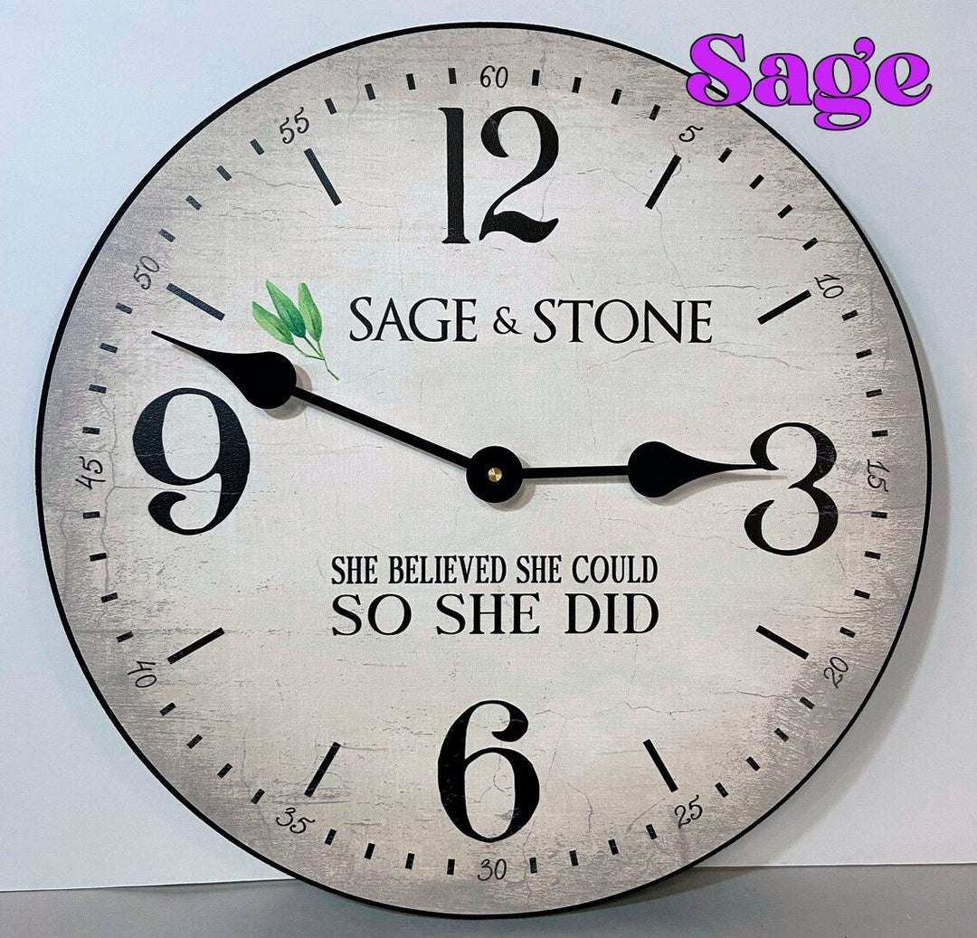 Logo Clocks - CustomBigClocks