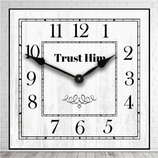 Square Wall Clock --Instant Preview