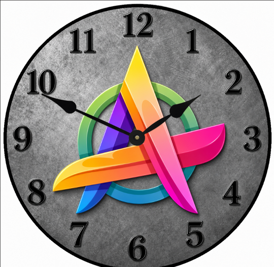 AI--You Design AI Logo Clocks-Instant Preview