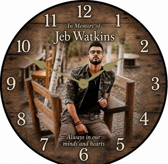 AI--You Design AI Memorial Clock-Instant Preview