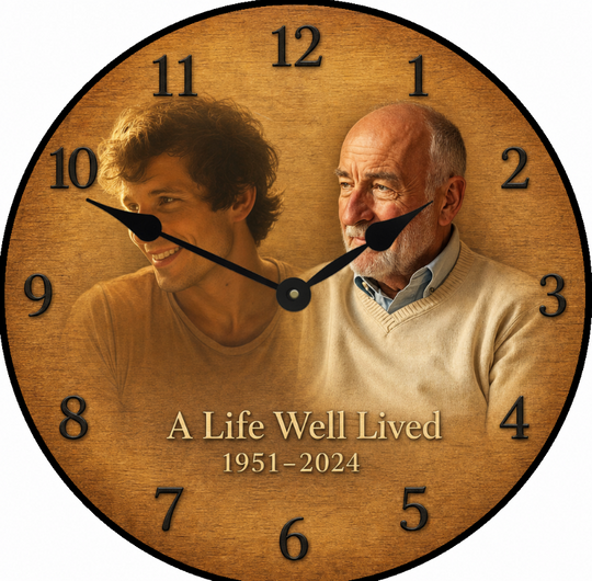 AI--You Design AI Memorial Clock-Instant Preview