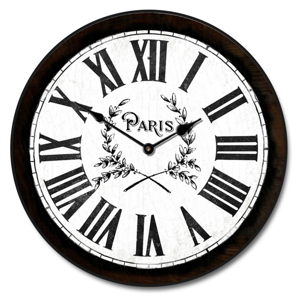 Simply Paris Clock - CustomBigClocks