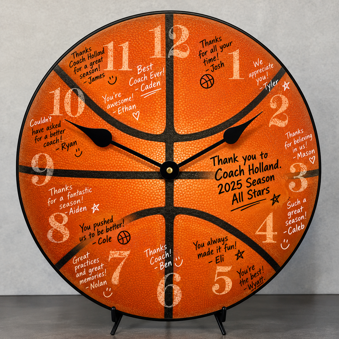 Basketball Wall Clock