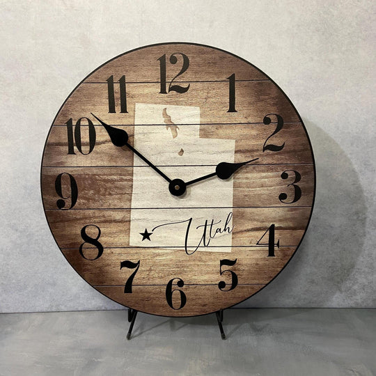 Utah State Wall clock or any other state - CustomBigClocks