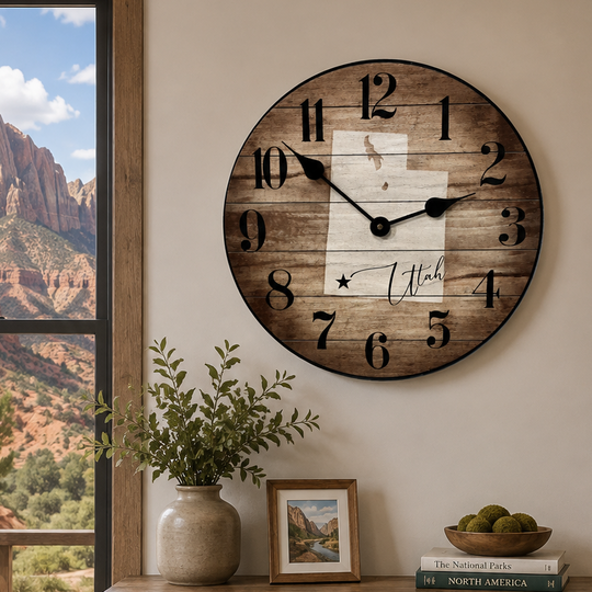 Utah State Wall clock or any other state