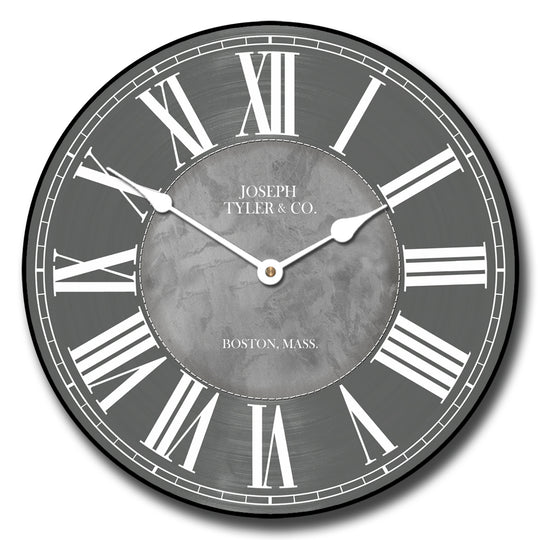 Waterford Gray Wall Clock - CustomBigClocks