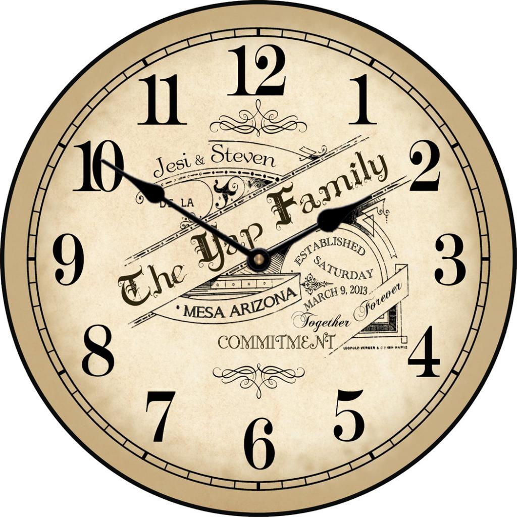 Wedding Clock 4 - CustomBigClocks