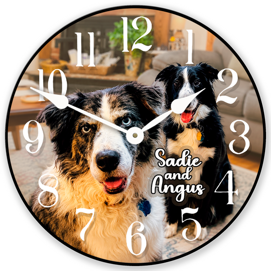 Personalized Round Photo Wall Clock