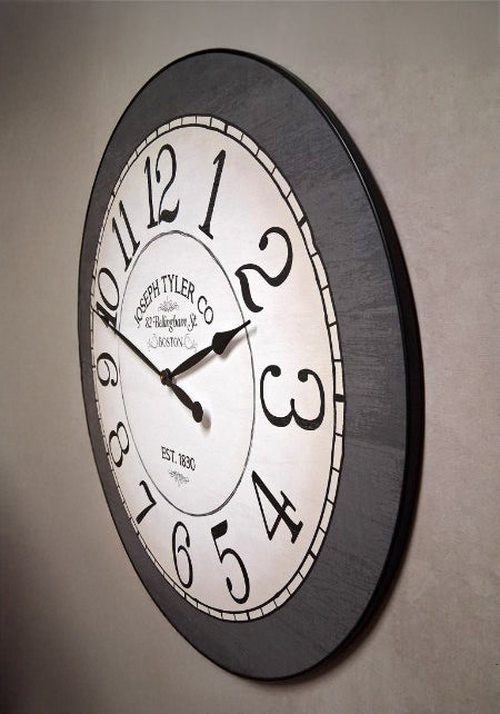 Bellingham Gray Wall Clock