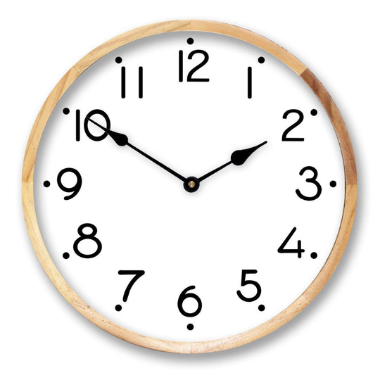 You Design - Birch Framed Clock - CustomBigClocks
