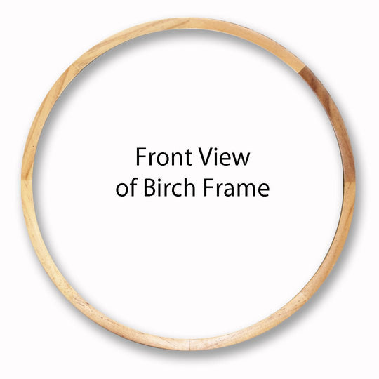 You Design - Birch Framed Clock - CustomBigClocks