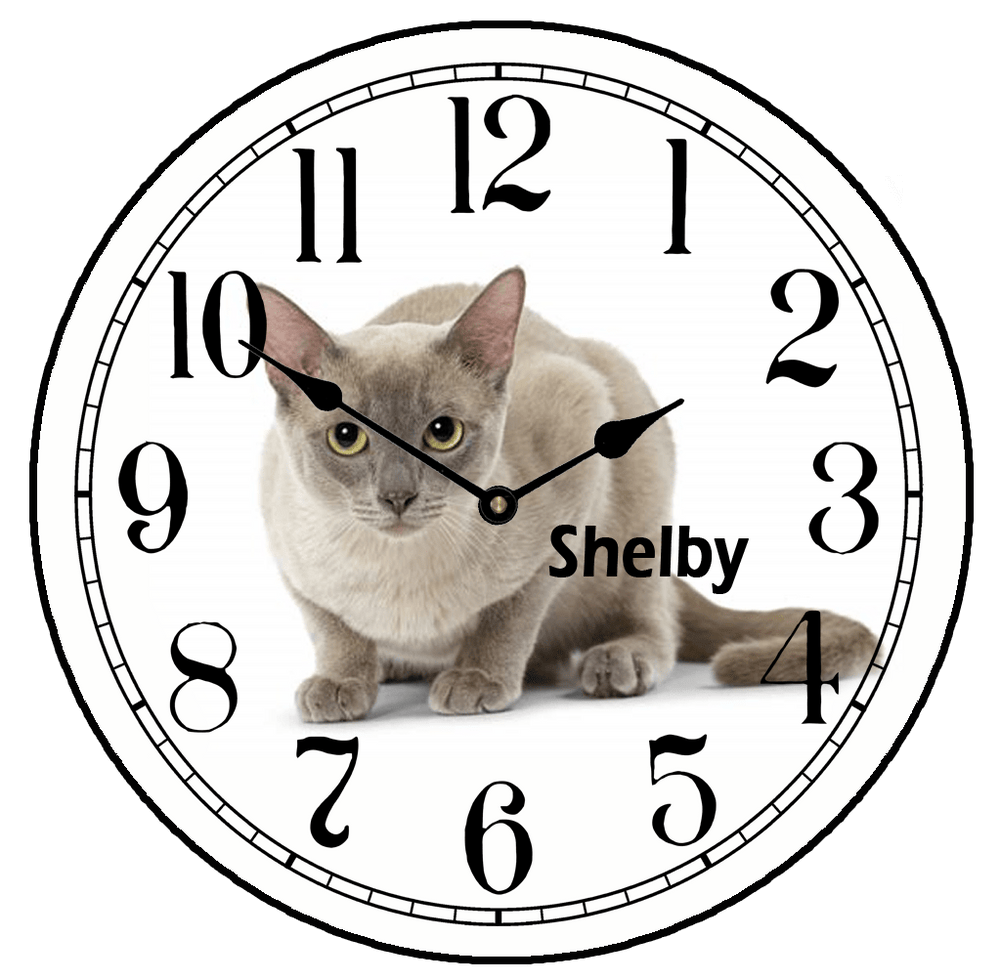 Your Pet Photo Clock - CustomBigClocks