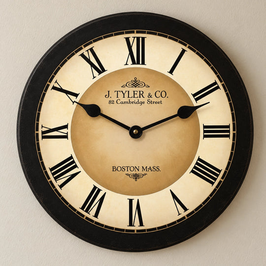 Galway Black Wall Clock