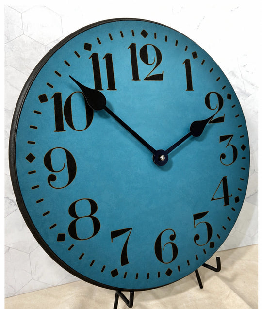 Houston Blue Clock