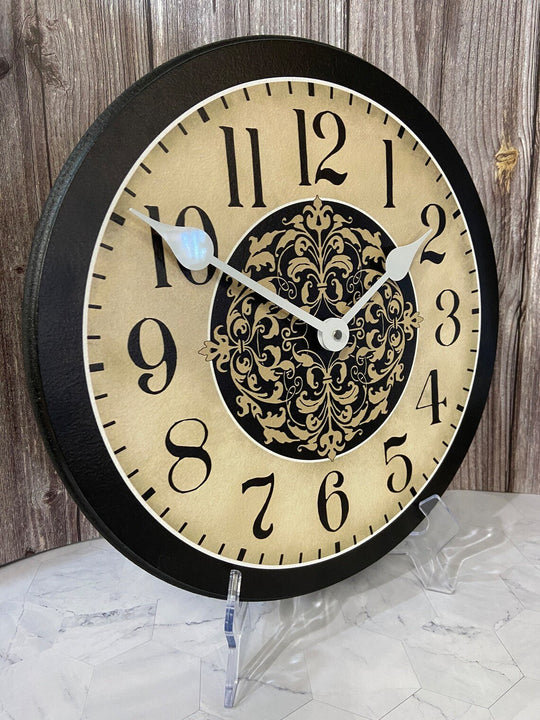 Seawood Harbor Tan Clock - CustomBigClocks