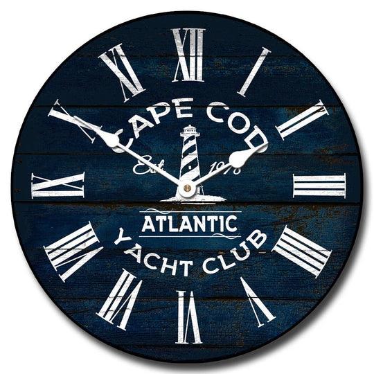 Personalized Yacht Club Clock - CustomBigClocks
