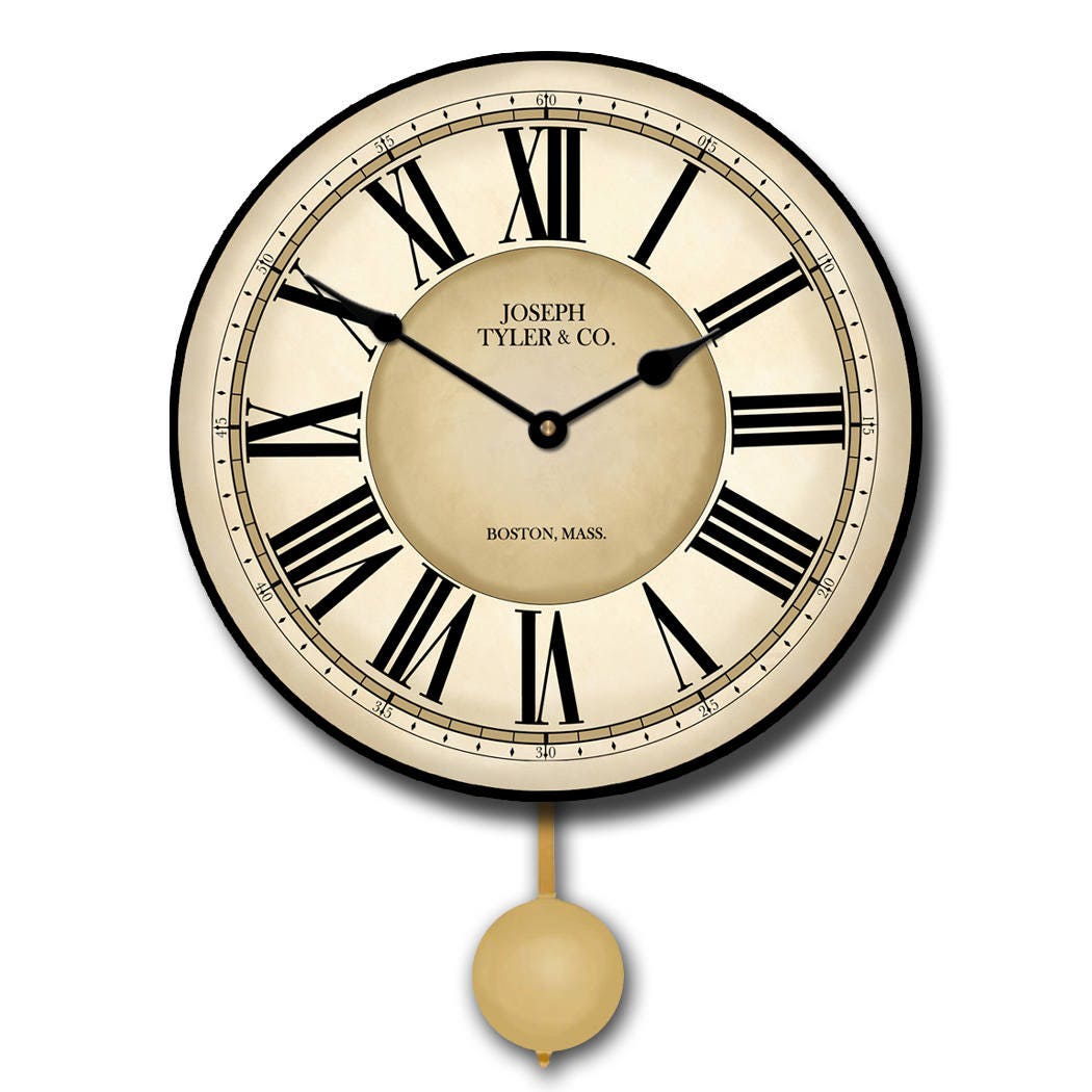 Waterford Pendulum Wall Clock - CustomBigClocks