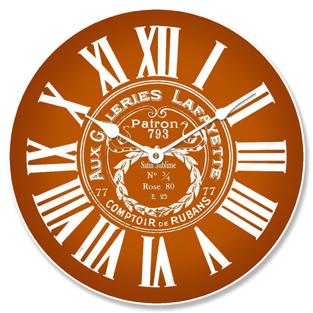 Galeries Lafayette Spice Wall Clock - CustomBigClocks