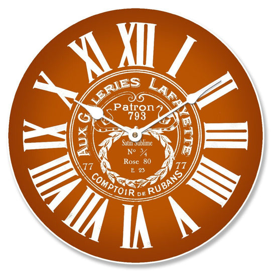 Galeries Lafayette Spice Wall Clock - CustomBigClocks