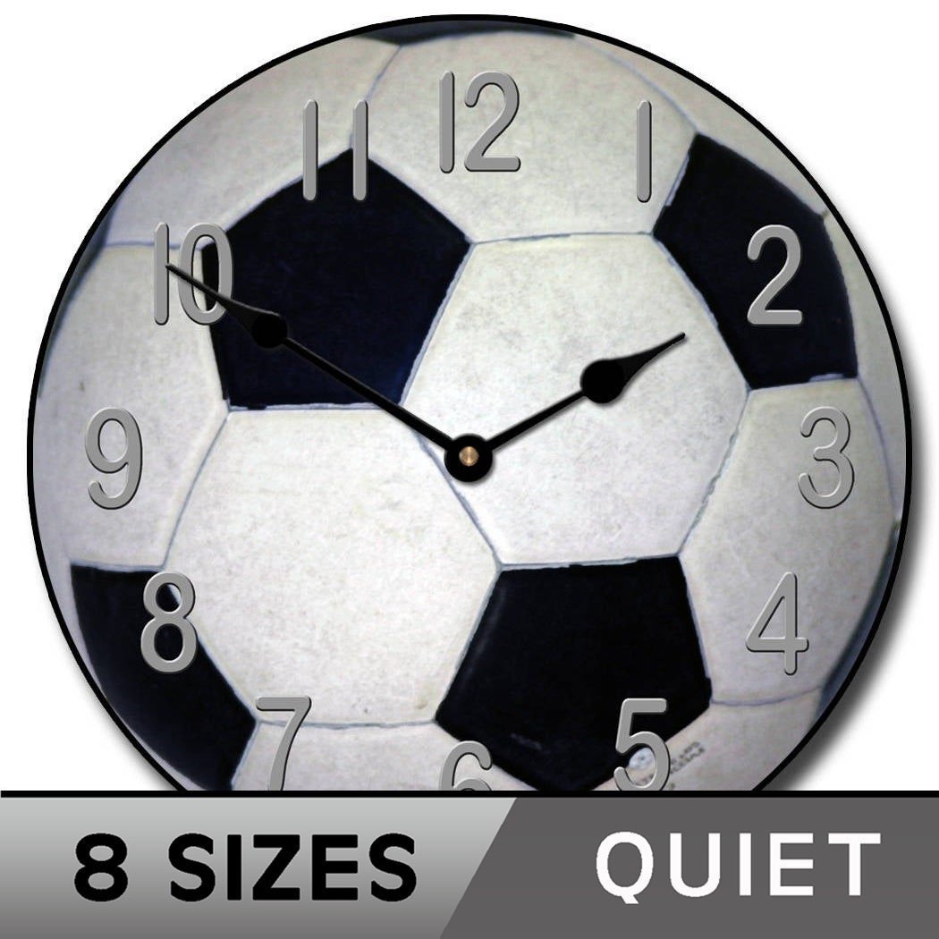 Soccer Wall Clock - CustomBigClocks