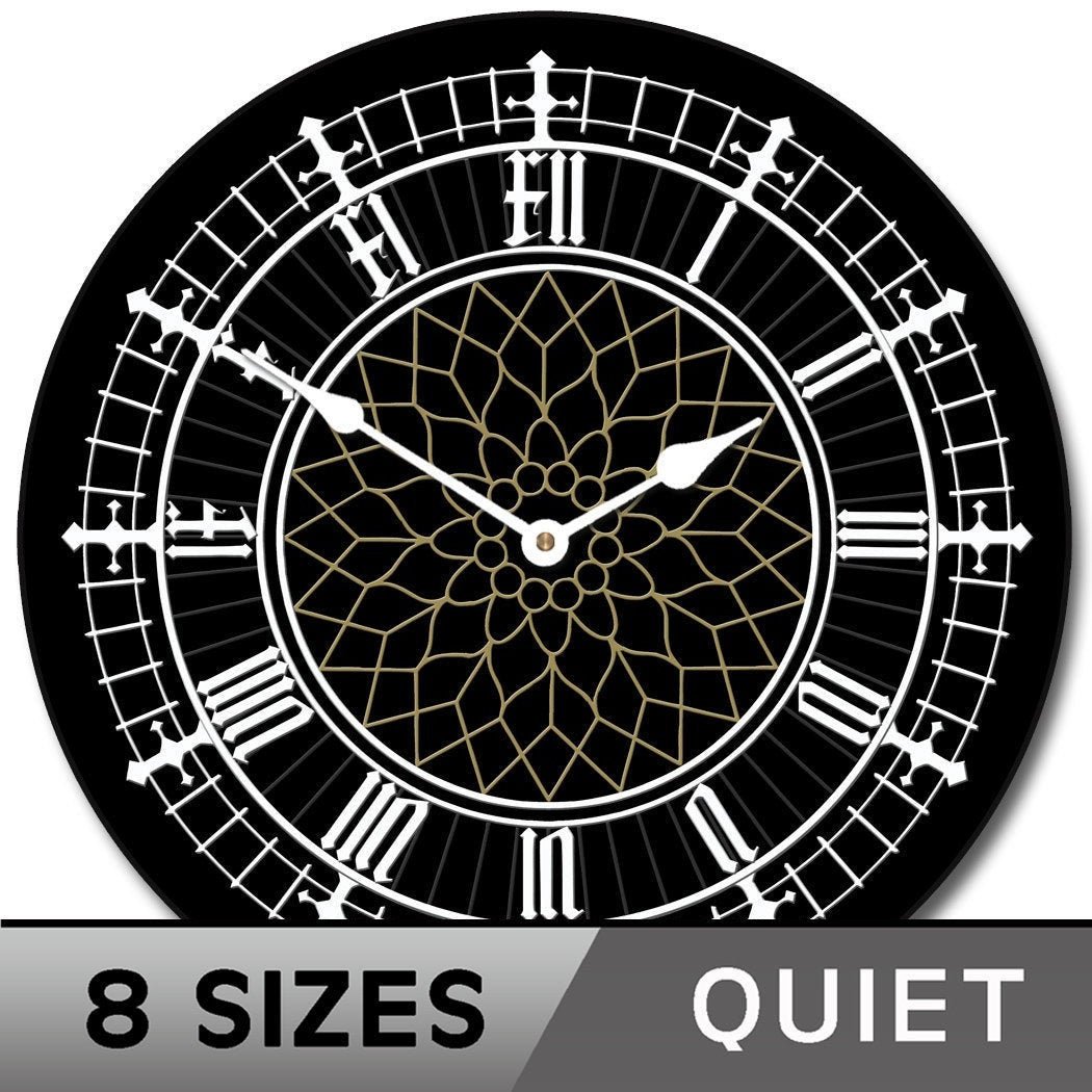 Big Ben Black Wall Clock - CustomBigClocks