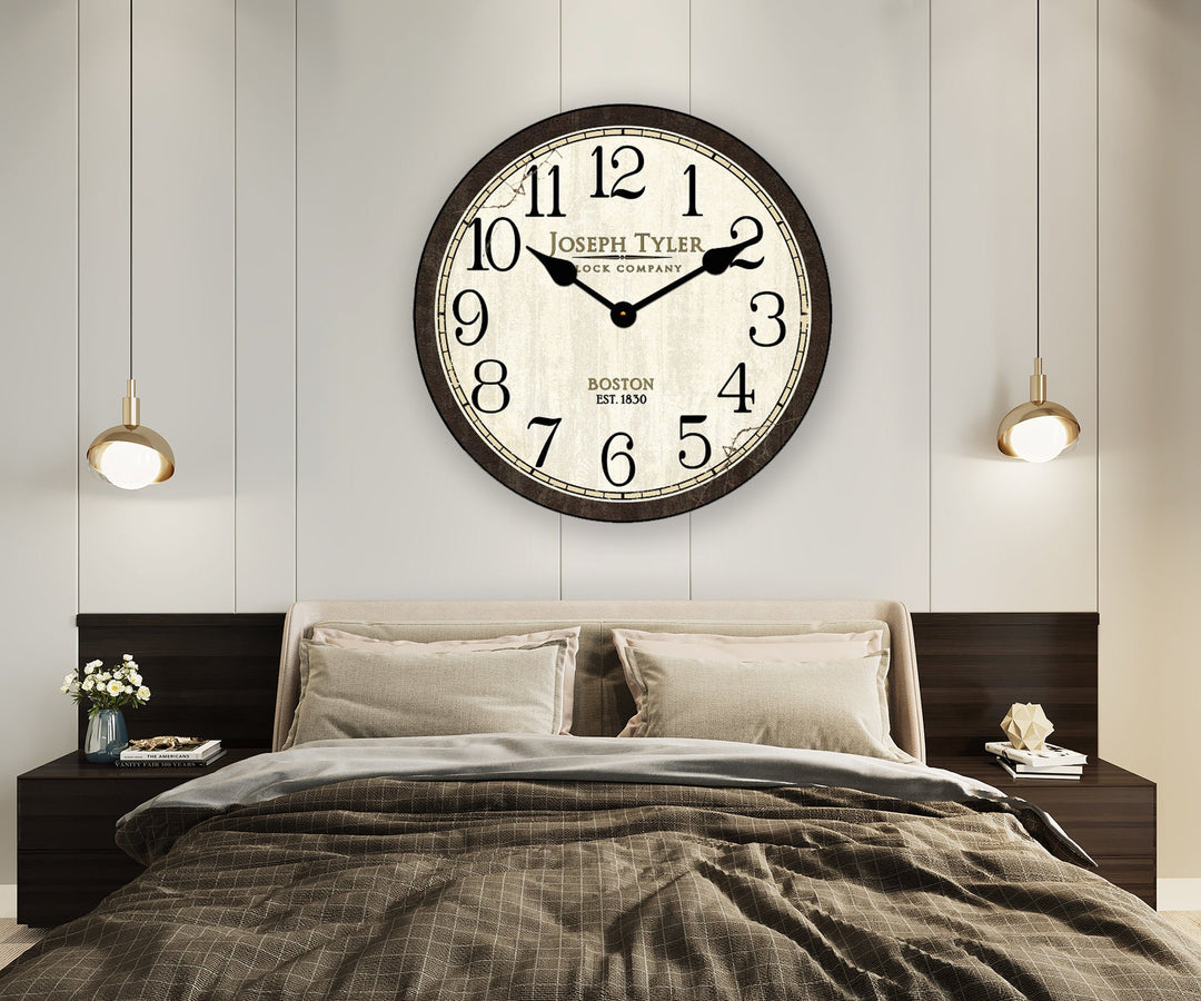 Mercantile Wall Clock - CustomBigClocks