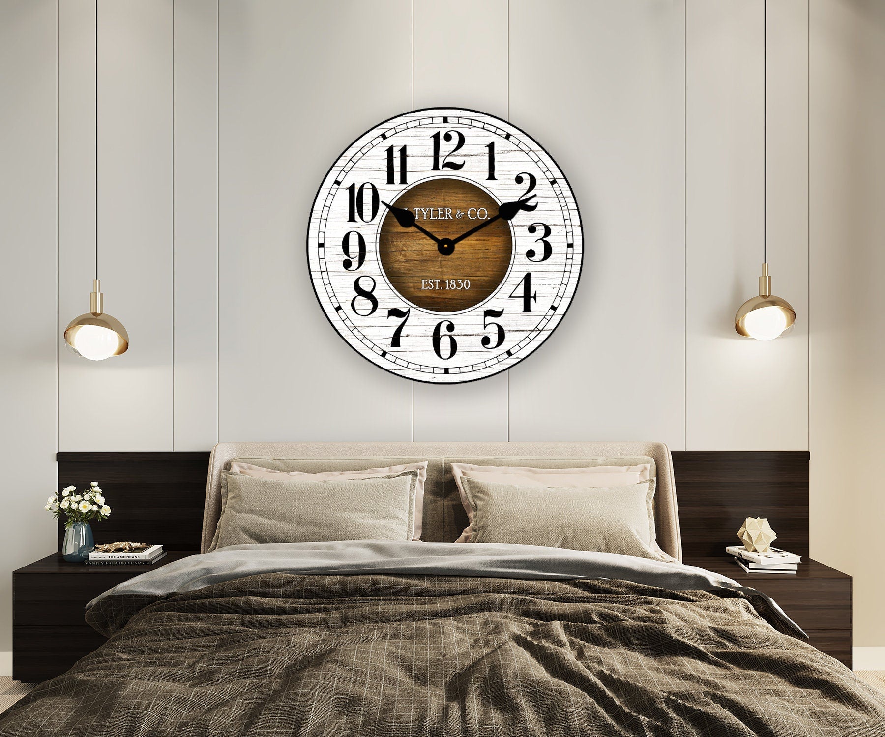 Old Paint Wall Clock - CustomBigClocks