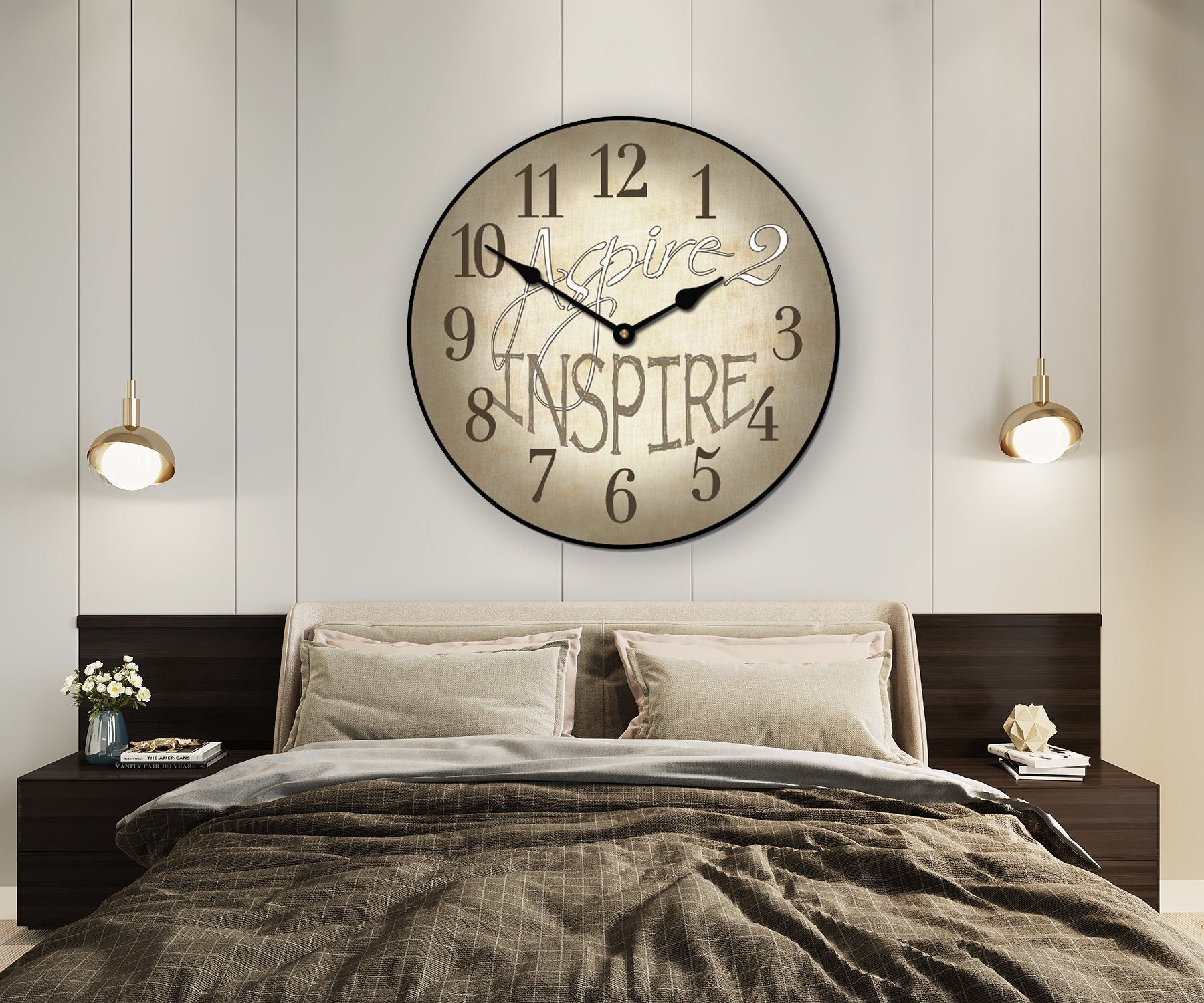 Aspire 2 Inspire Wall Clock - CustomBigClocks