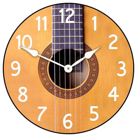 Guitar Clock Music Clock - CustomBigClocks