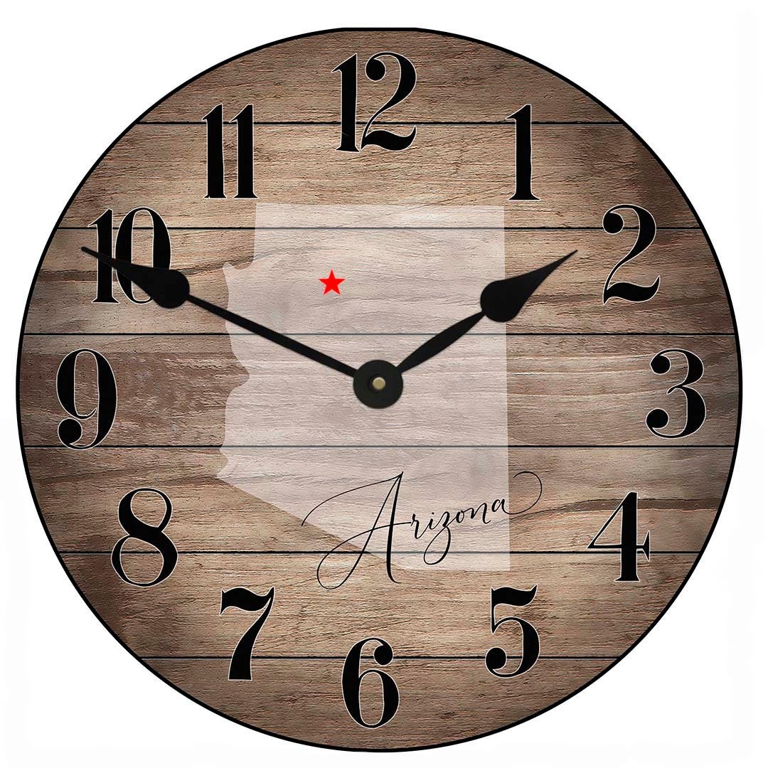 Arizona Wall Clock or any other state - CustomBigClocks