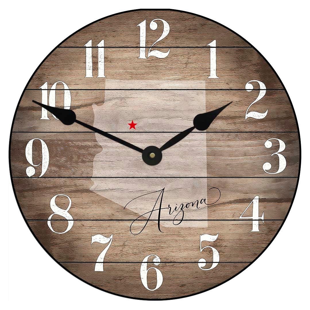 Arizona Wall Clock or any other state - CustomBigClocks