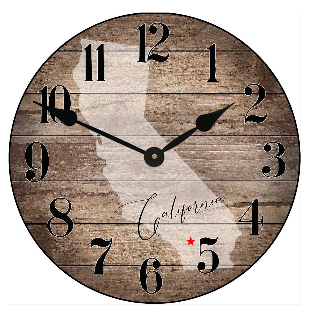 New Hampshire Or Any State Wall Clock - CustomBigClocks