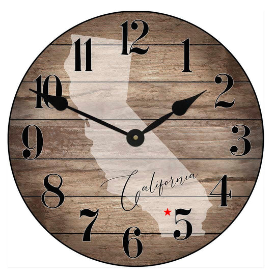 New Hampshire Or Any State Wall Clock - CustomBigClocks