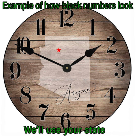 Your STATE clock - CustomBigClocks