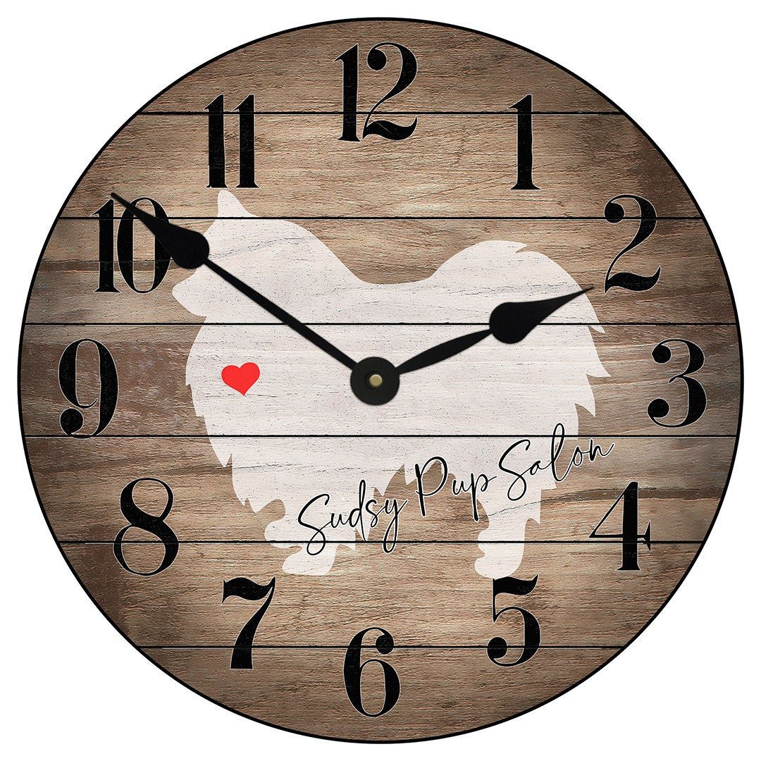 Personalized Dog Breed Clock - CustomBigClocks