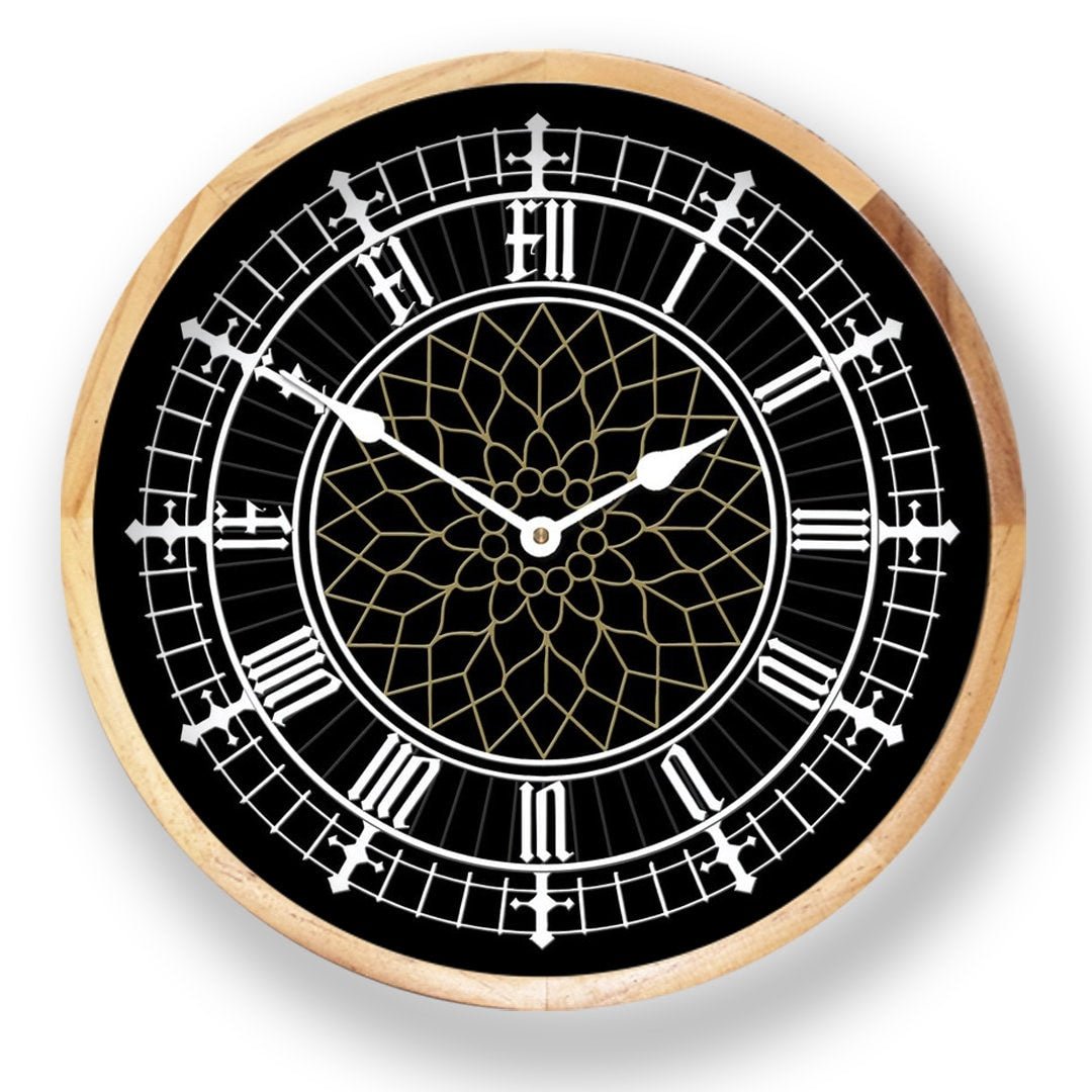 Big Ben Black Wall Clock - CustomBigClocks