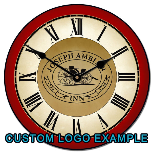 Galway Red Pendulum Wall Clock - CustomBigClocks