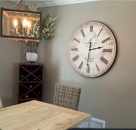 Ivory Alston Clock - CustomBigClocks