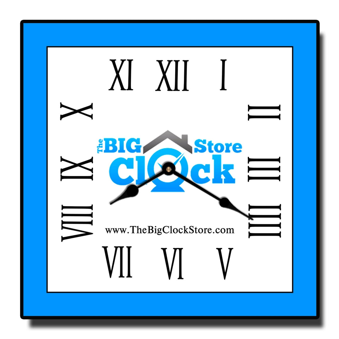 Personalized Logo Square Wall Clock - CustomBigClocks