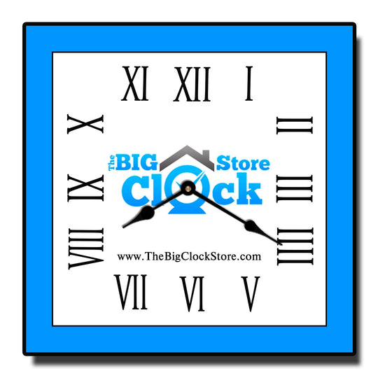Personalized Logo Square Wall Clock - CustomBigClocks