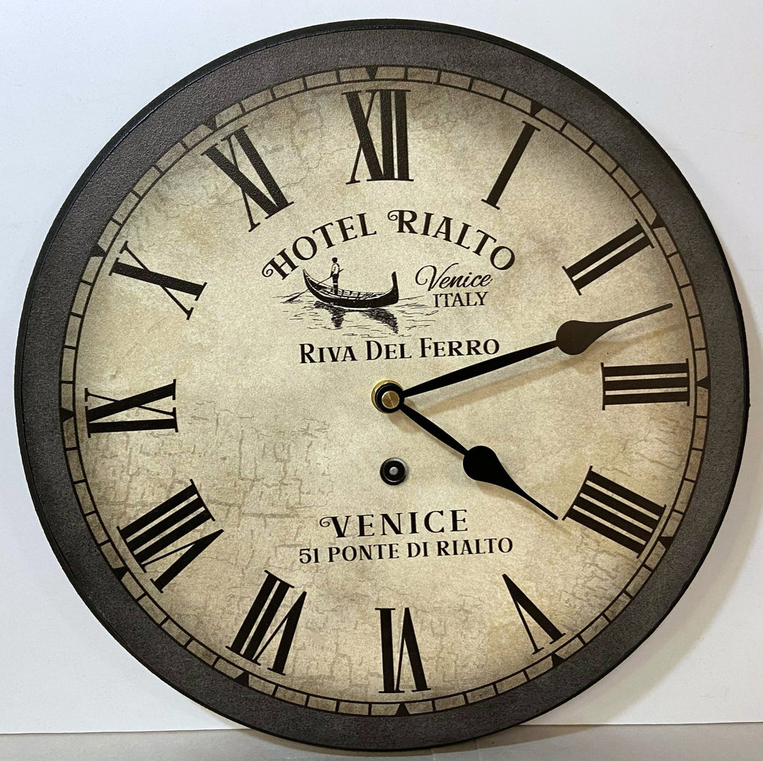 Italian Hotel Wall Clock - CustomBigClocks
