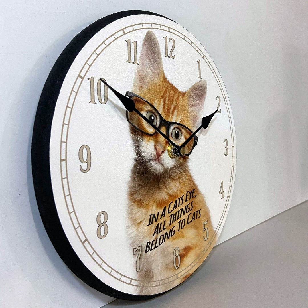 Cat Wall Clock - CustomBigClocks