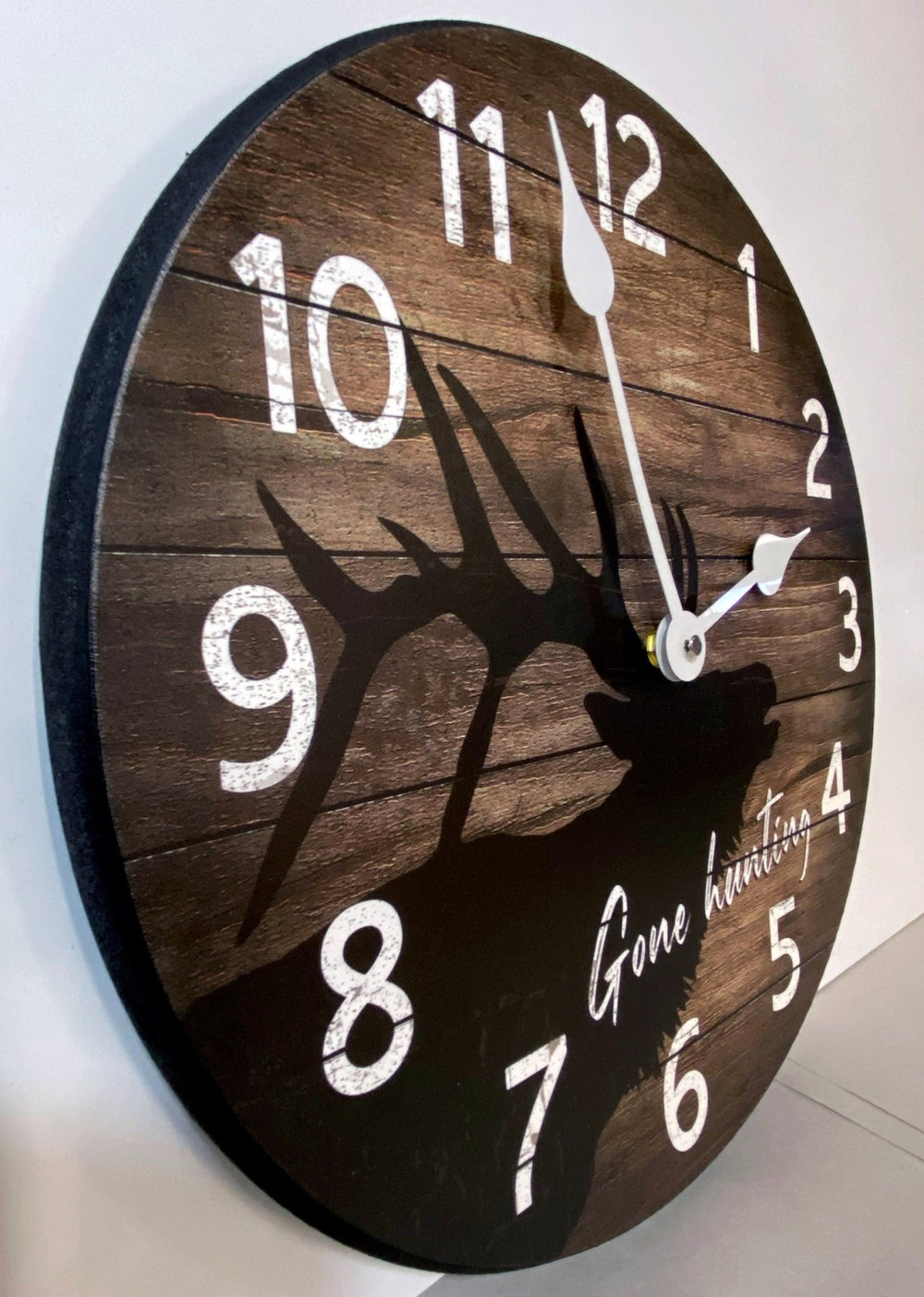 Gone Hunting Wall Clock - CustomBigClocks
