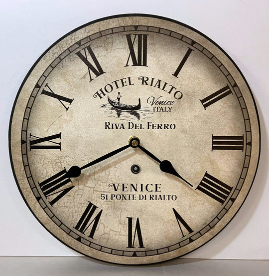 Italian Hotel Wall Clock - CustomBigClocks