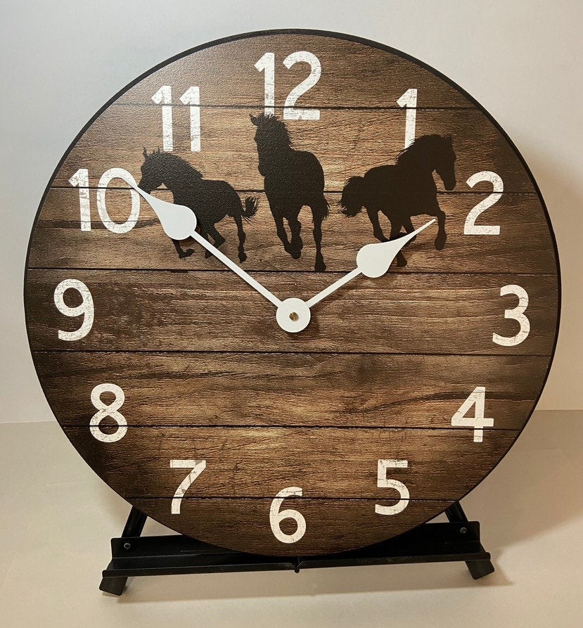 Personalized Horse Clock - CustomBigClocks