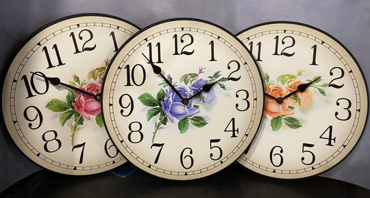 Rose Wall Clock - CustomBigClocks