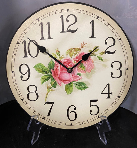 Rose Wall Clock - CustomBigClocks