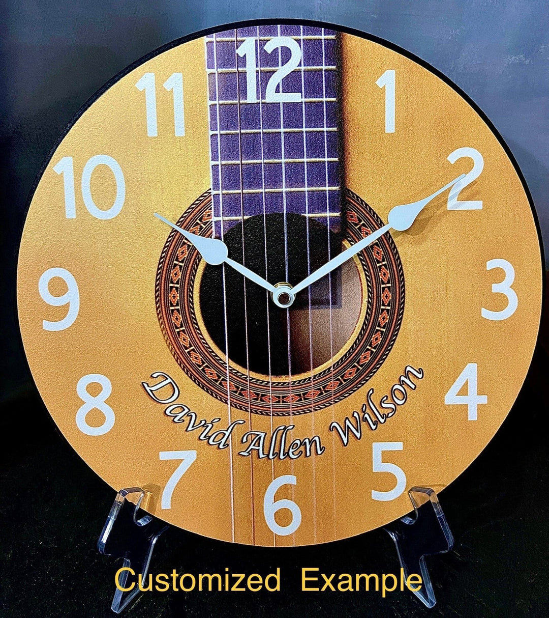 Guitar Clock Music Clock - CustomBigClocks