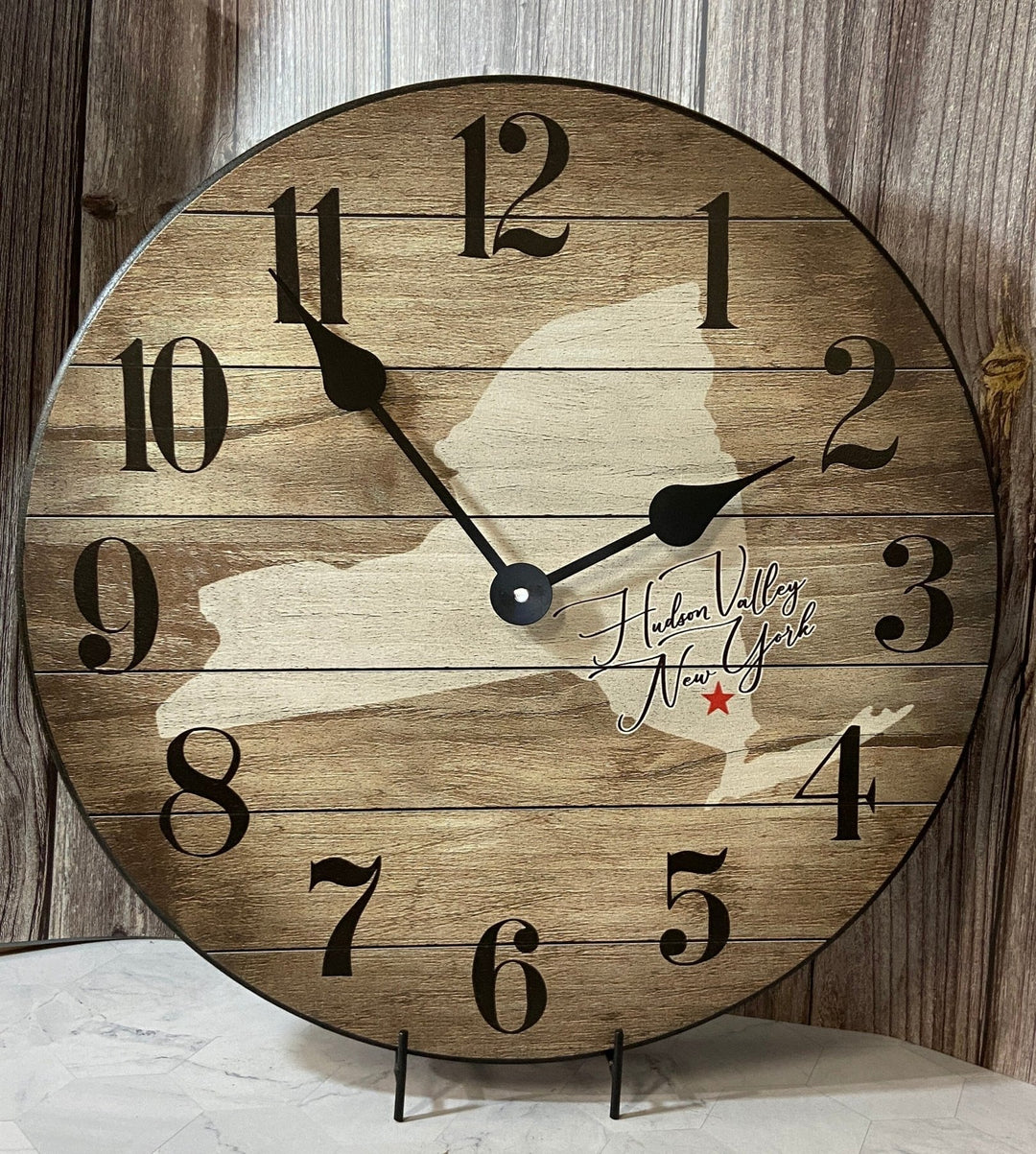New York State Wall Clock - CustomBigClocks