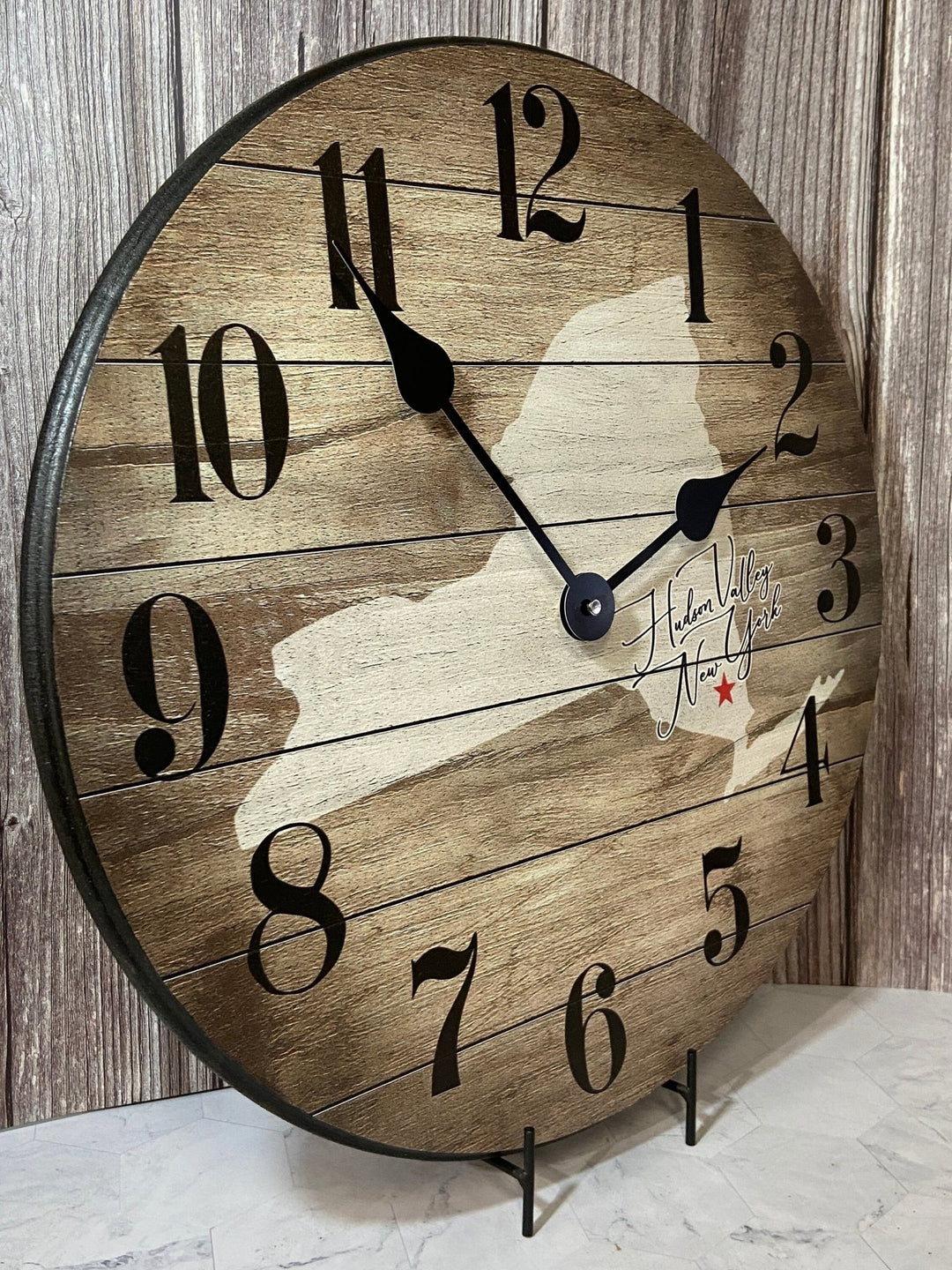New York State Wall Clock - CustomBigClocks